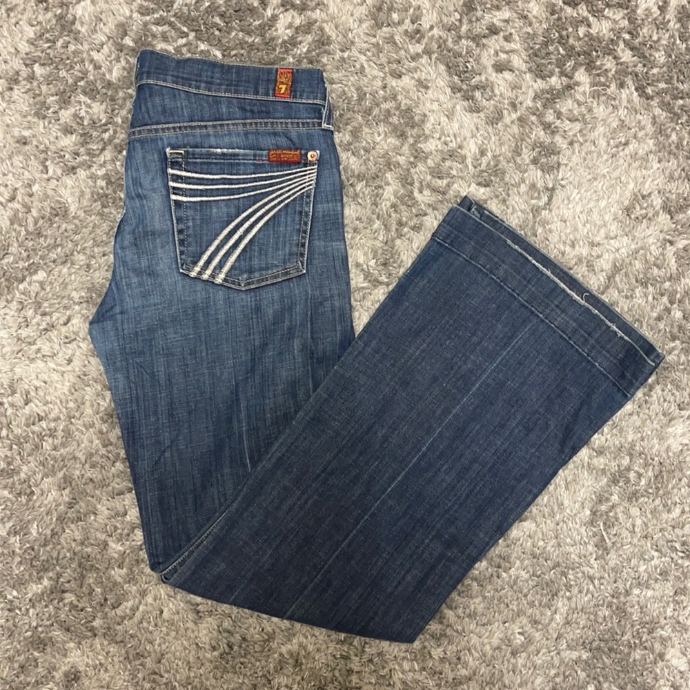 7 for All Mankind Dojo Flip Flop Jeans size 28